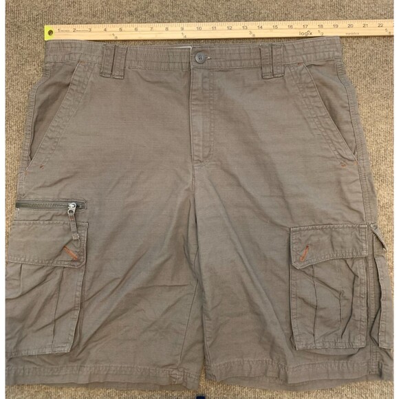 Columbia Shorts Mens 36 Cargo Utility Hike Camp Trail Outdoor Cotton Canvas - Picture 4 of 9